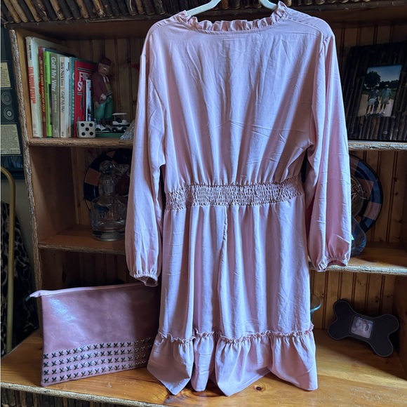 AutumnV Neck Dress NEW - Picture 5 of 6